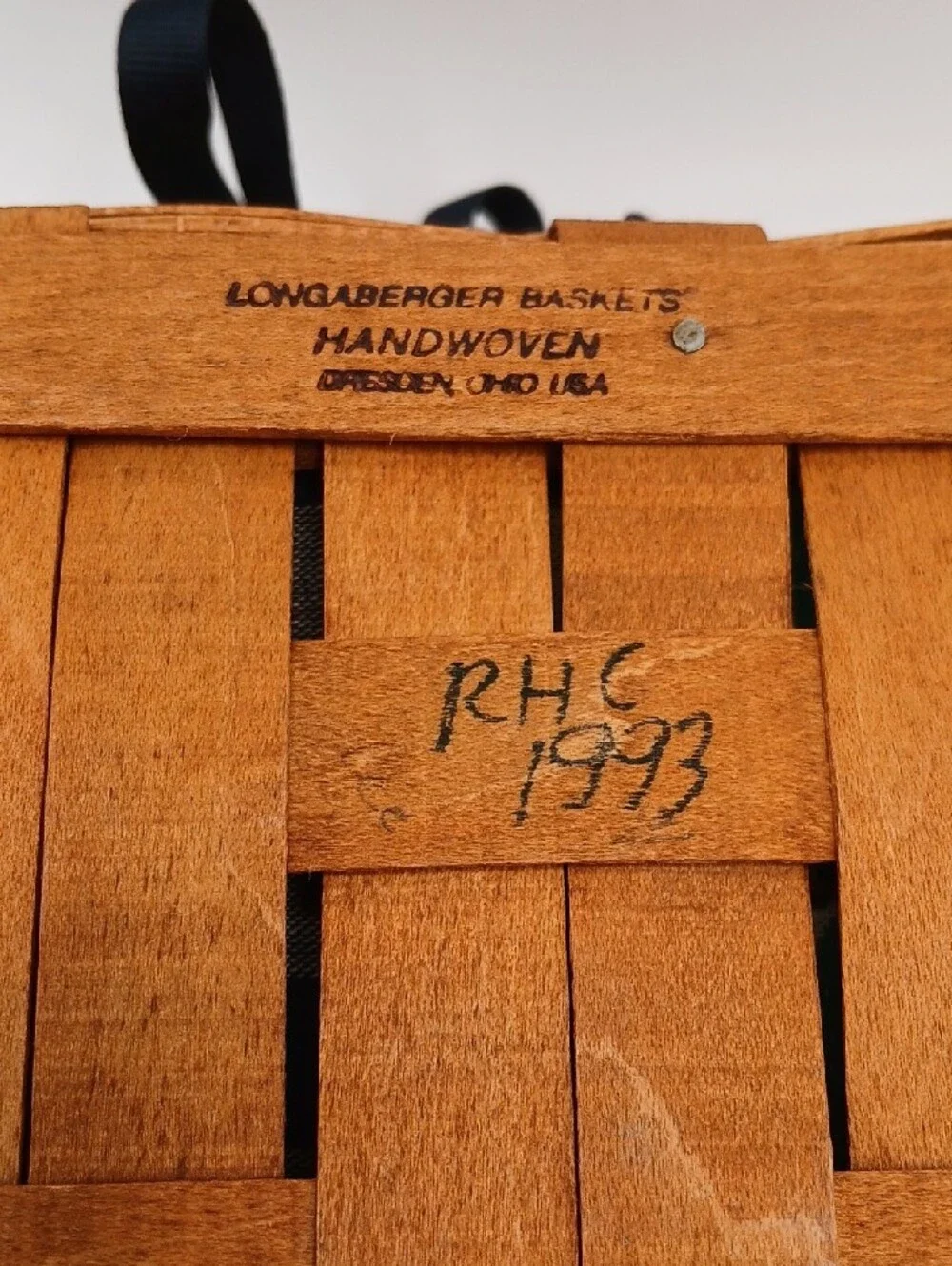 Longaberger handcrafted wooden